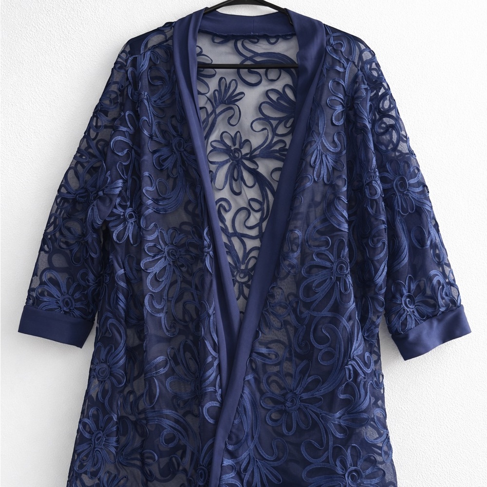 Floral embroidered